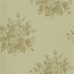 Wainscott Floral Meadow Floral Green Wallpaper