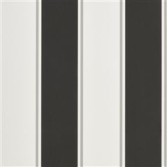 Mapleton Stripe Carbon Black Wallpaper