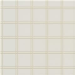 Shipley Windowpane Cream Checked Wallpaper