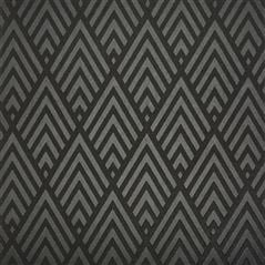 Jazz Age Geometric Charcoal Ralph Lauren Wallpaper