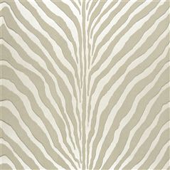 Bartlett Zebra Pearl Grey Animal Print Wallpaper