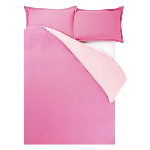 Biella Peony & Pale Rose Pure Linen Bed Linen