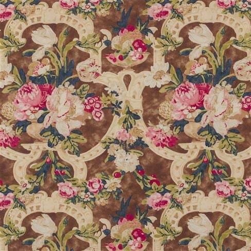 Tissu floral ameublement et siège Arborea Casal/Marcato