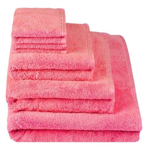 Loweswater Geranium Organic Cotton Towels