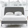 Cosmo Bed - White Buttons - Superking - Metal Leg - Rothesay Zinc