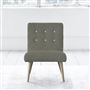 Eva Chair - White Buttonss - Beech Leg - Zaragoza Driftwood