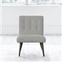 Eva Chair - White Buttonss - Beech Leg - Zaragoza Eggshell