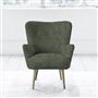 Florence Chair - Self Buttonss - Beech Leg - Zaragoza Fern
