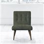 Eva Chair - Self Buttonss - Walnut Leg - Zaragoza Fern