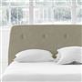 Superking Cosmo Brera Lino Pebble Headboard