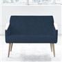 Ray - Two Seater - Beech Leg - Cassia Prussian