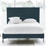 Square Bed - Superking - Metal Leg - Cassia Kingfisher