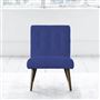 Eva Chair - Walnut Leg - Cheviot Cobalt