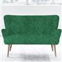 Florence Sofa - Self Buttons - Beech Legs - Zaragoza Emerald