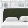 Cosmo Superking Headboard - Self Buttons - Cassia Fern