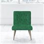 Eva Chair - Self Buttons - Beech Legs - Zaragoza Emerald