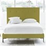 Polka Superking Bed - Self Buttons - Metal Legs - Cassia Acacia