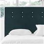 Polka Alto Single Headboard - White Buttons - Cassia Mist