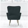 Florence Chair - Self Buttons - Beech Legs - Cassia Mist