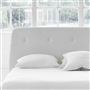 Cosmo Superking Headboard - Self Buttons - Cassia Chalk