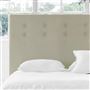 Polka Alto Single Headboard - Self Buttons - Cassia Dove