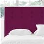 Polka Alto Single Headboard - Self Buttons - Cassia Fuchsia