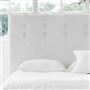 Polka Alto Superking Headboard - Self Buttons - Cassia Chalk