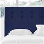 Polka Alto Single Headboard - Self Buttons - Brera Lino Ultra Marine