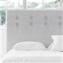 Polka Alto Superking Headboard - Self Buttons - Brera Lino Graphite