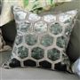 Manipur Jade Velvet Decorative Pillow
