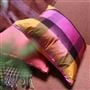 Varanasi Fuchsia Silk Decorative Pillow