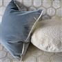 Varese Granite & Platinum Velvet Decorative Pillow