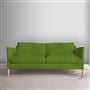 Milan 2.5 Seat Sofa - Natural Legs - Brera Lino Leaf