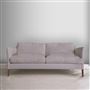 Milan 2.5 Seat Sofa - Natural Legs - Brera Lino Platinum