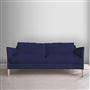 Milan 2.5 Seat Sofa - Natural Legs - Brera Lino Ultra Marine