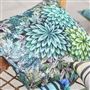 Madhya Azure Velvet Decorative Pillow