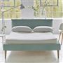 Pillow Low Bed - Double - Brera Lino Celadon - Beech Leg