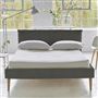 Pillow Low Bed - Double - Brera Lino Granite - Beech Leg