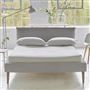 Pillow Low Bed - Double - Brera Lino Platinum - Beech Leg