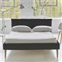 Pillow Low Bed - Double - Rothesay Smoke - Beech Leg