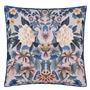 Ikebana Damask Slate Blue Cushion