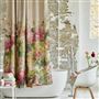 Thelma's Garden Fuchsia Shower Curtain