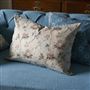 Vintage Floral Linen Decorative Pillow