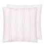 Fuchsia Stitched Decorative Pillow 