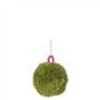 Pom Pom Bauble Light Green & Orange 