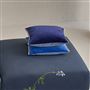 Varese Cerulean & Sky Velvet Decorative Pillow
