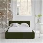 Modena Bed -Single - Cassia Velvet - Fern