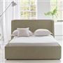 Amalfi Bed -Single - Brera Lino - Pebble