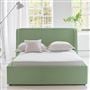 Amalfi Bed -Double - Cassia Velvet - Eau de Nil