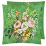 Margaretta Linen Emerald Cushion